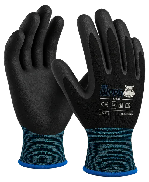 The Hippo work glove — palm and back